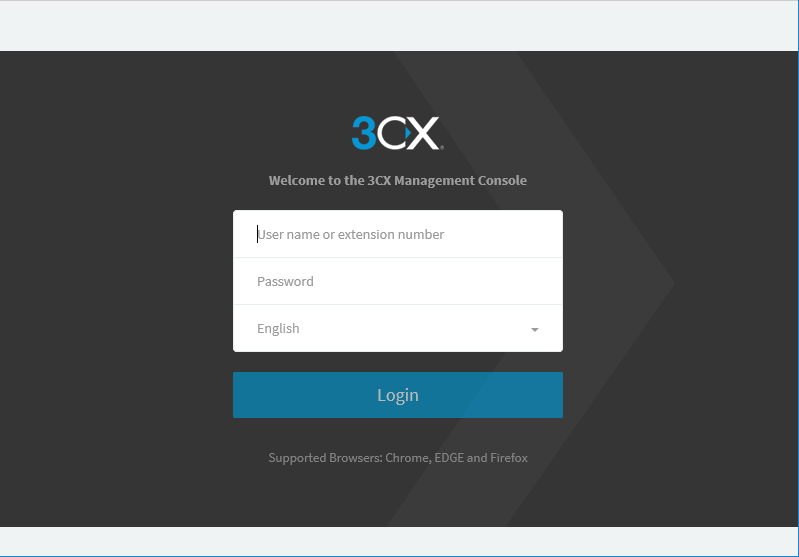 3cx profile setup