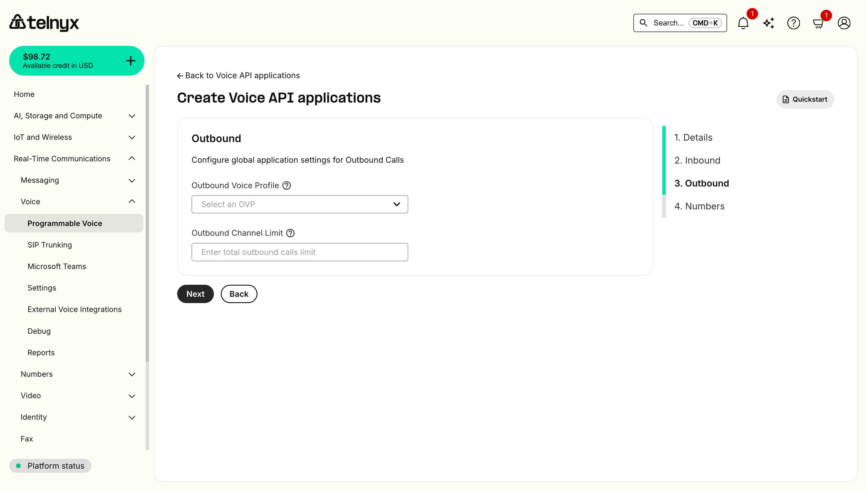 Configure Outbound