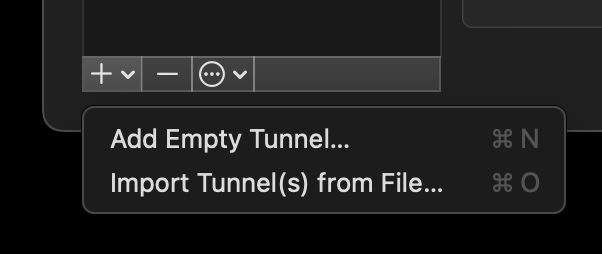 Import Tunnel(s) from File...