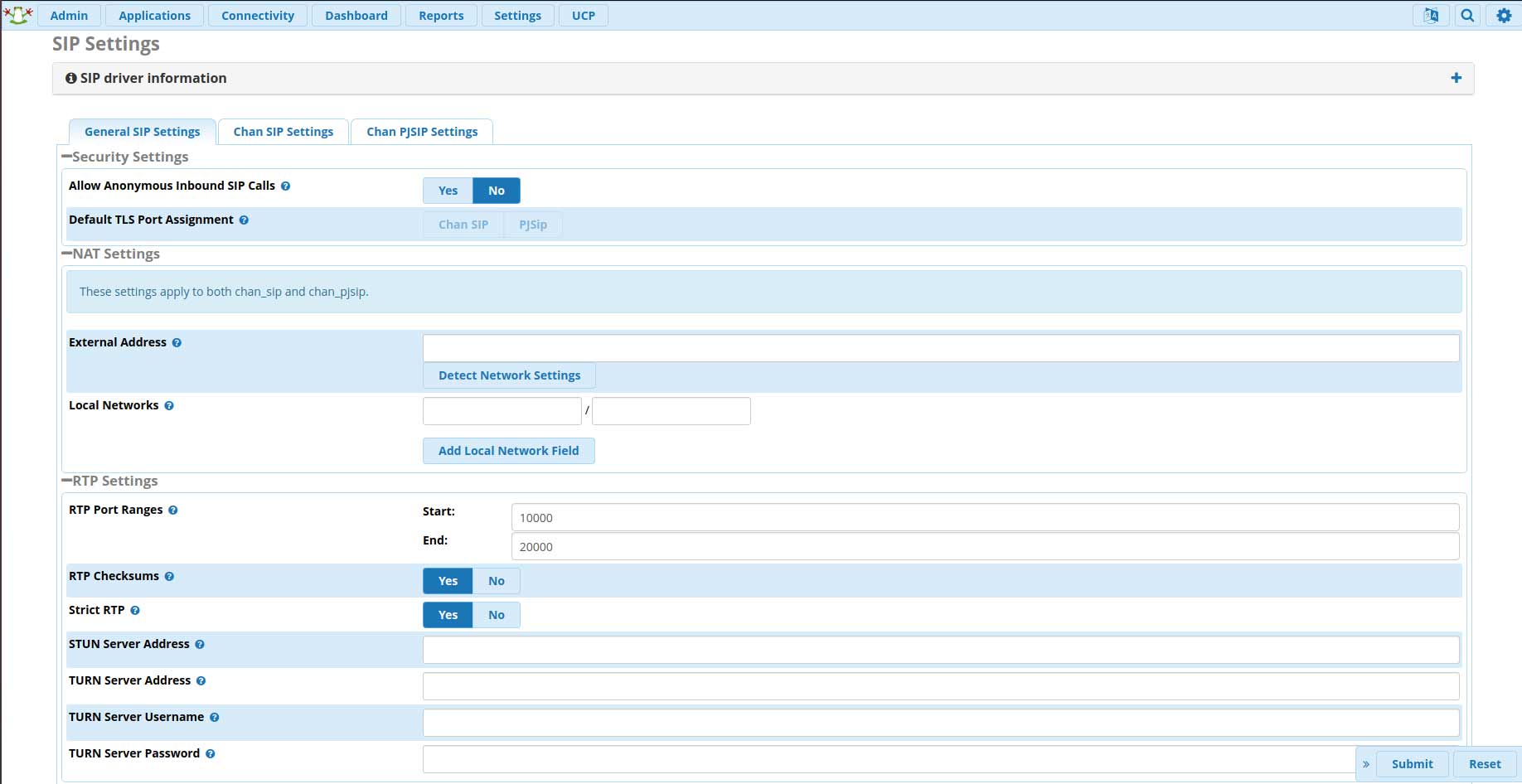 FreePBX install