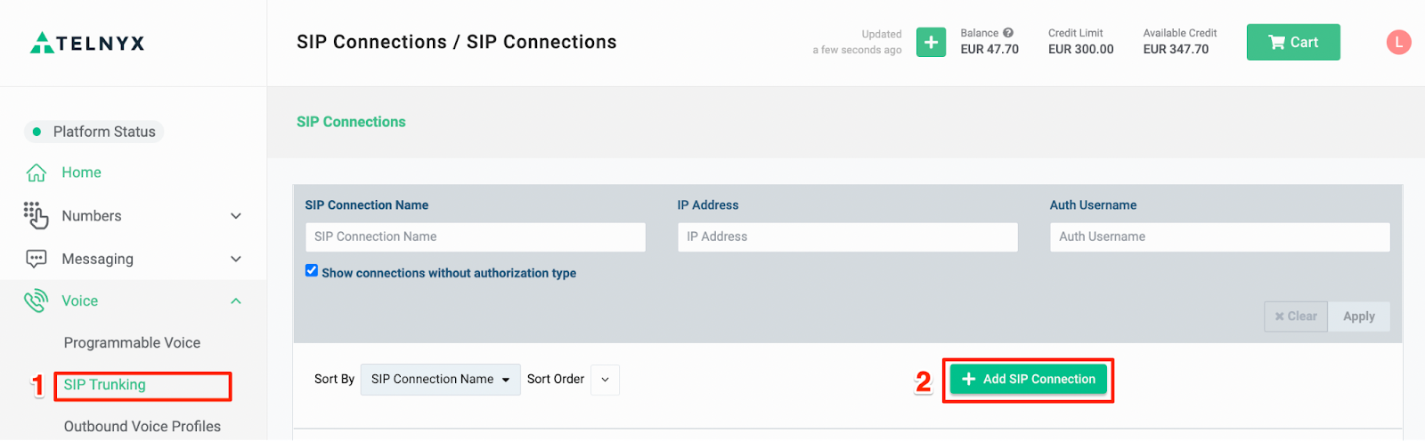 Genesys Cloud &amp; Telnyx SIP Set up