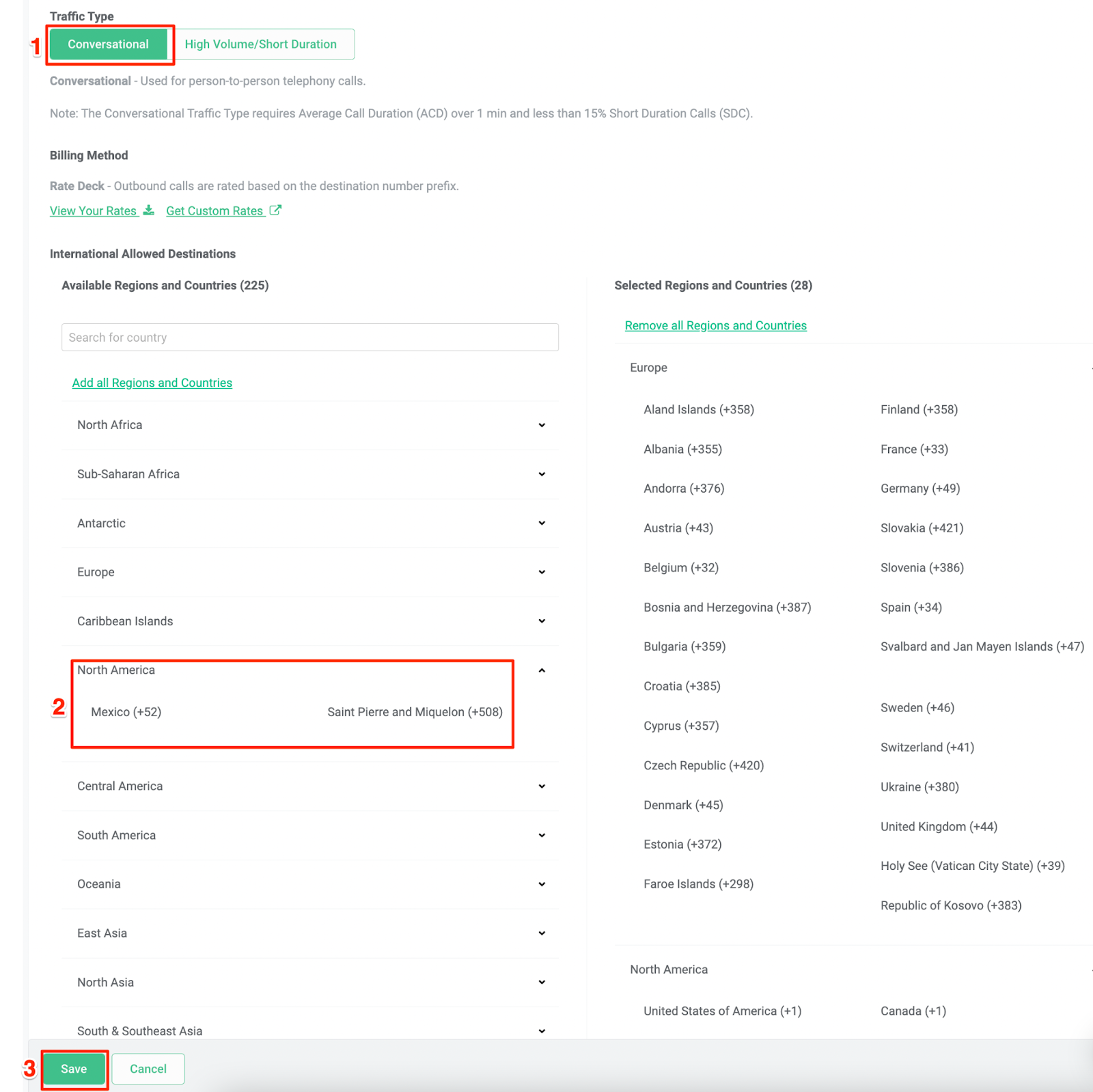 Genesys Cloud &amp; Telnyx OVP Settings