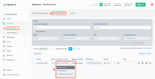 Genesys Cloud &amp; Telnyx Number Configuration