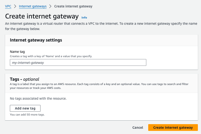 AWS Internet Gateway 2